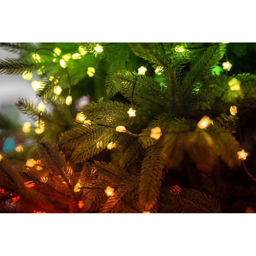 Twinkly - LED RGB veriga lučk CANDIES z možnostjo zatemnitve, 200 LED, 14 m, USB, Wi‑Fi