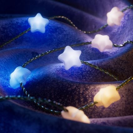 Twinkly - LED RGB veriga lučk CANDIES z možnostjo zatemnitve, 200 LED, 14 m, USB, Wi‑Fi