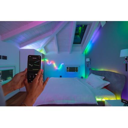 Twinkly - LED RGB Dodatek zatemnitveni trak LINE 100xLED 1,5 m Wi-Fi