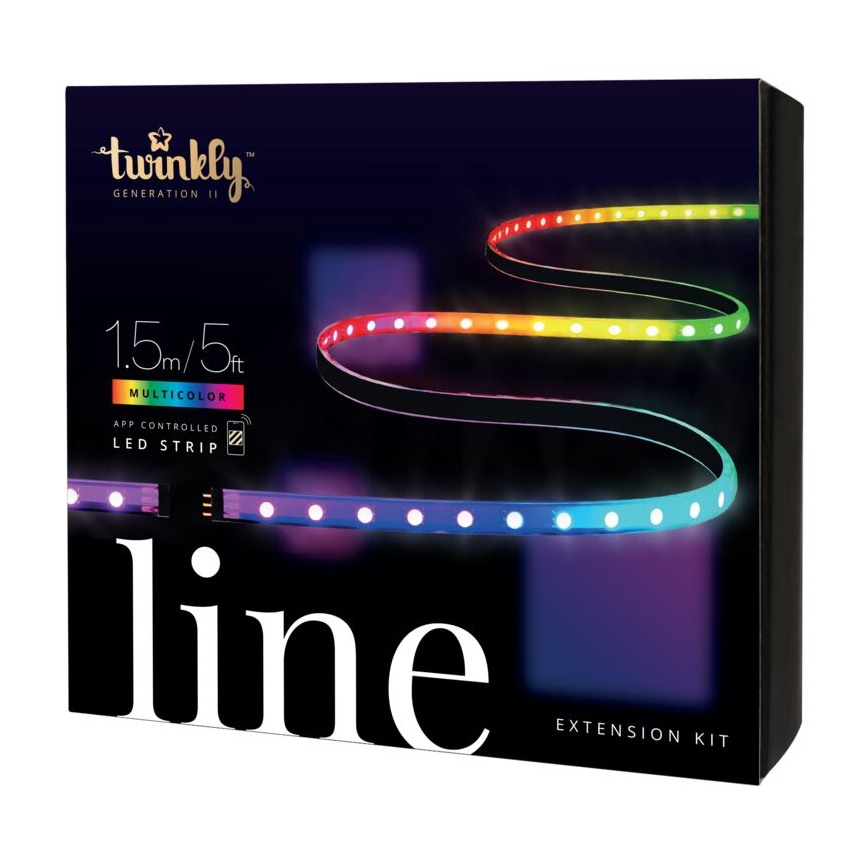 Twinkly - LED RGB Dodatek zatemnitveni trak LINE 100xLED 1,5 m Wi-Fi