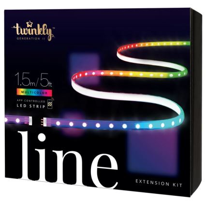 Twinkly - LED RGB Dodatek zatemnitveni trak LINE 100xLED 1,5 m Wi-Fi