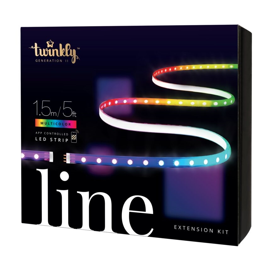 Twinkly - LED RGB Dodatek zatemnitveni trak LINE 100xLED 1,5 m Wi-Fi