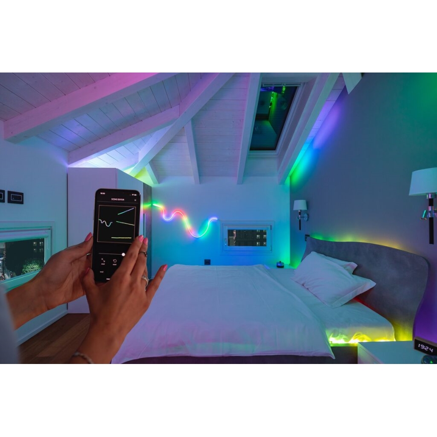 Twinkly - LED RGB Zatemnitveni trak LINE 100xLED 1,5 m Wi-Fi