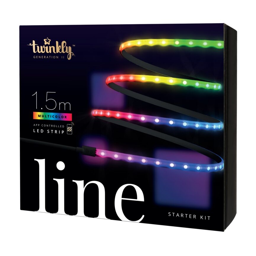 Twinkly - LED RGB Zatemnitveni trak LINE 100xLED 1,5 m Wi-Fi