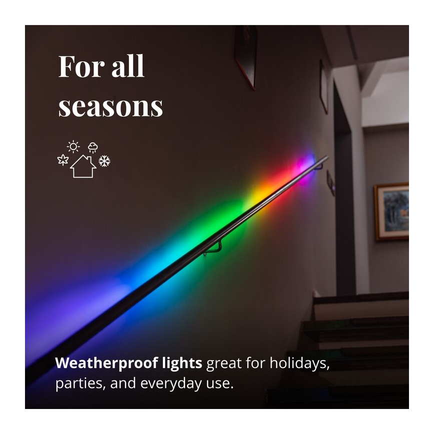 Twinkly - LED RGB Zatemnitveni trak LINE 100xLED 1,5 m Wi-Fi