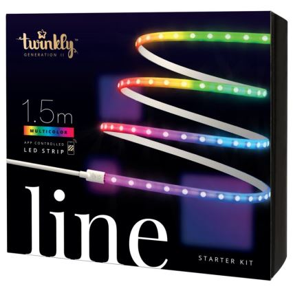 Twinkly - LED RGB Zatemnitveni trak LINE 100xLED 1,5 m Wi-Fi