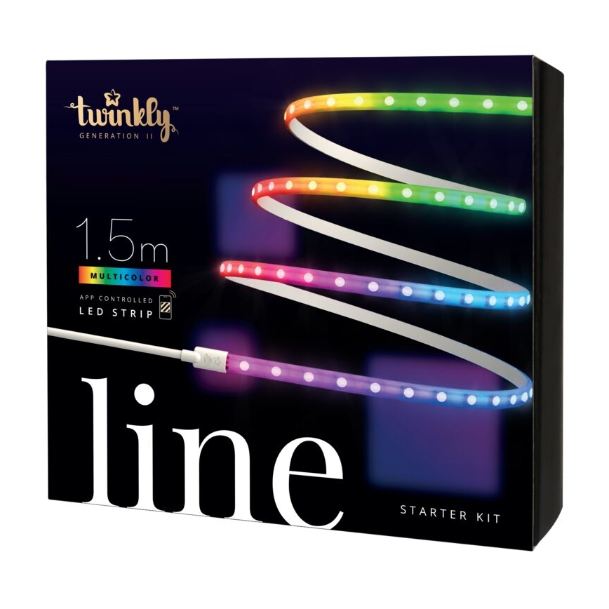 Twinkly - LED RGB Zatemnitveni trak LINE 100xLED 1,5 m Wi-Fi