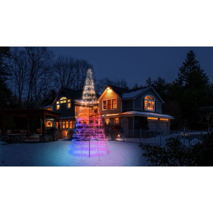 Twinkly - LED RGBW Dimerizabilno zunanje božično drevo LIGHT TREE 1000xLED 6 m IP44 Wi-Fi