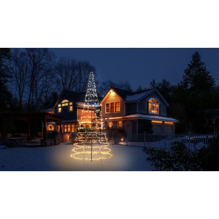 Twinkly - LED RGBW Dimerizabilno zunanje božično drevo LIGHT TREE 1000xLED 6 m IP44 Wi-Fi