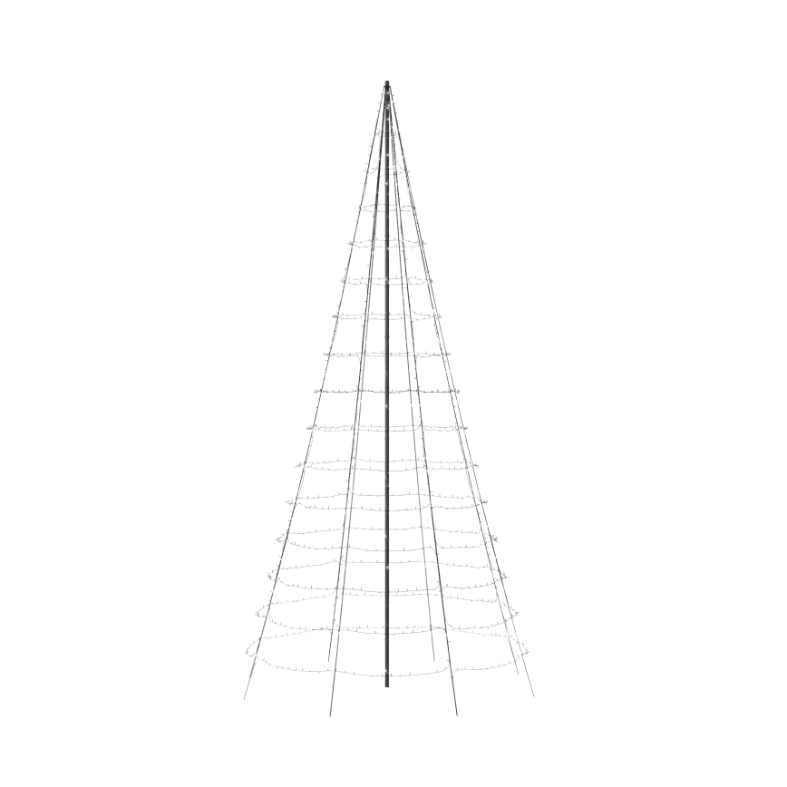 Twinkly - LED RGBW Dimerizabilno zunanje božično drevo LIGHT TREE 1000xLED 6 m IP44 Wi-Fi