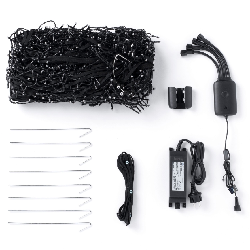 Twinkly - LED RGBW s možnostjo zatemnitve zunanja božična smreka LIGHT TREE 1000xLED 6 m IP44 Wi-Fi