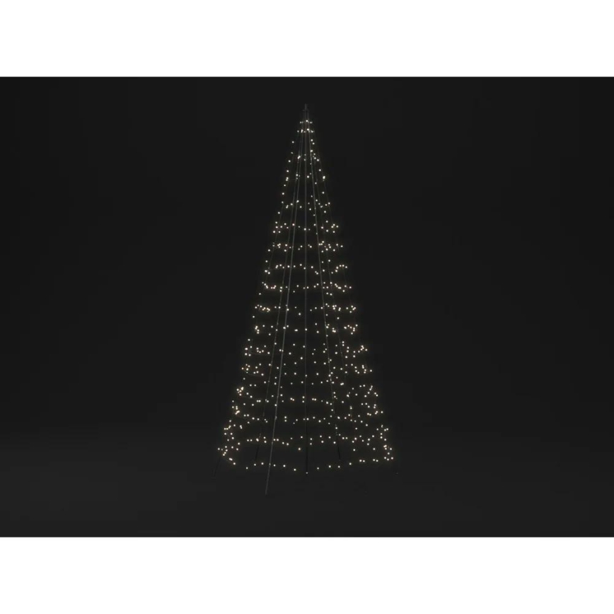 Twinkly - LED RGBW Zatemnitveno zunanje božično drevo LIGHT TREE 450xLED 3m IP44 Wi-Fi