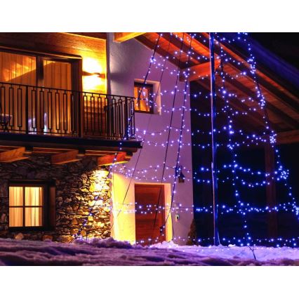 Twinkly - LED RGBW Zatemnitveno zunanje božično drevo LIGHT TREE 450xLED 3m IP44 Wi-Fi