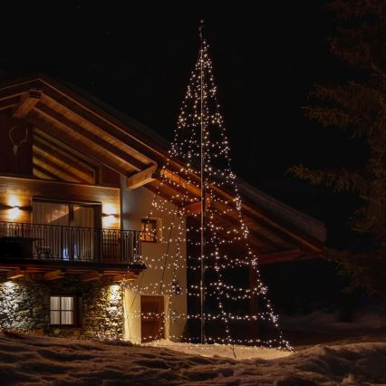 Twinkly - LED RGBW Zatemnitveno zunanje božično drevo LIGHT TREE 750xLED 4m IP44 Wi-Fi
