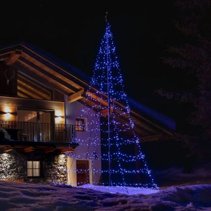 Twinkly - LED RGBW Zatemnitveno zunanje božično drevo LIGHT TREE 750xLED 4m IP44 Wi-Fi