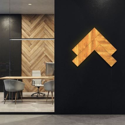 Twinkly - LED RGB Zatemnitveni panel SQUARES 64xLED 16x16 cm Wi-Fi