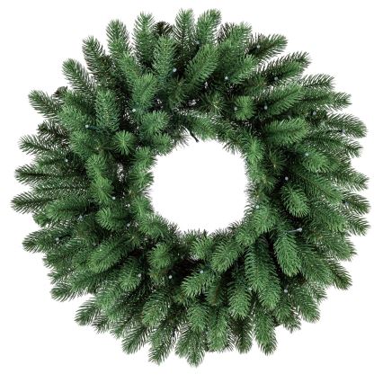 Twinkly - LED RGB Zatemnitven Božični venec PRE-LIT WREATH 50xLED pr. 61cm Wi-Fi