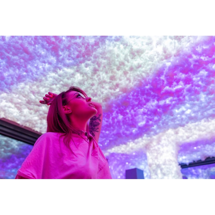 Twinkly - LED RGBW Zatemnjevalni zunanji  niz STRINGS 250xLED 23,5m IP44 Wi-Fi