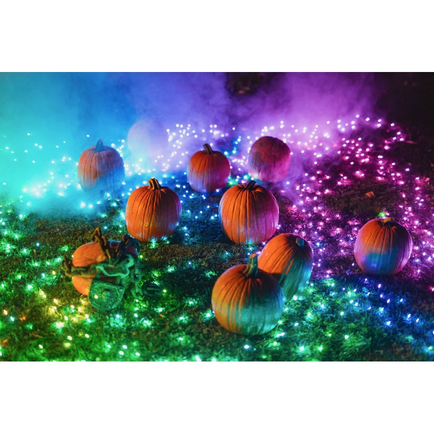 Twinkly - LED RGBW Zatemnitven zunanji božična veriga STRINGS 250xLED 23,5m IP44 Wi-Fi
