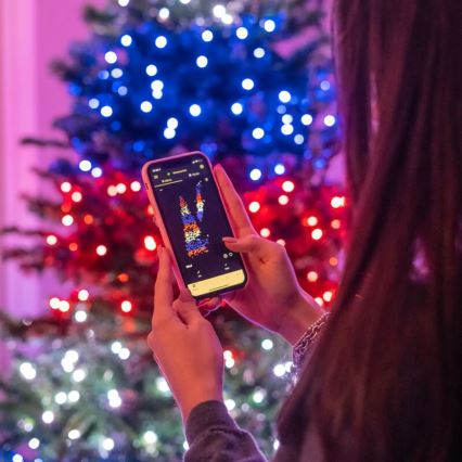 Twinkly - LED RGBW Zatemnitven zunanji božična veriga STRINGS 250xLED 23,5m IP44 Wi-Fi