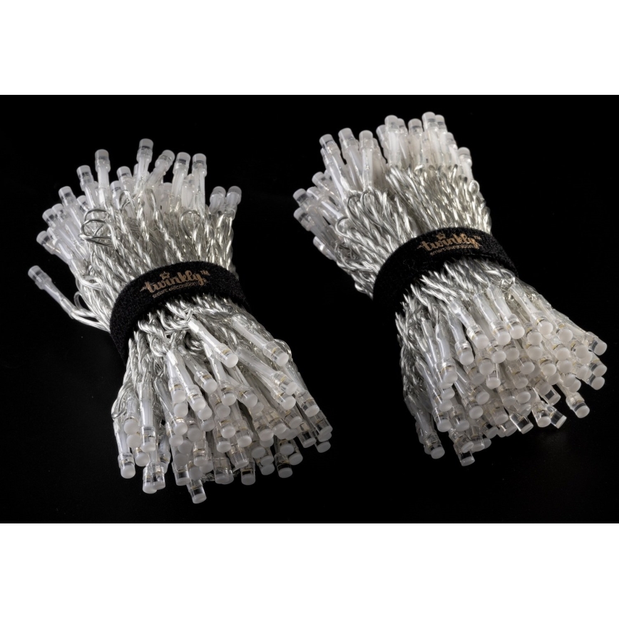 Twinkly - LED RGBW zatemnjevalna zunanja veriga STRINGS 250 LED 23,5m IP44 Wi-Fi