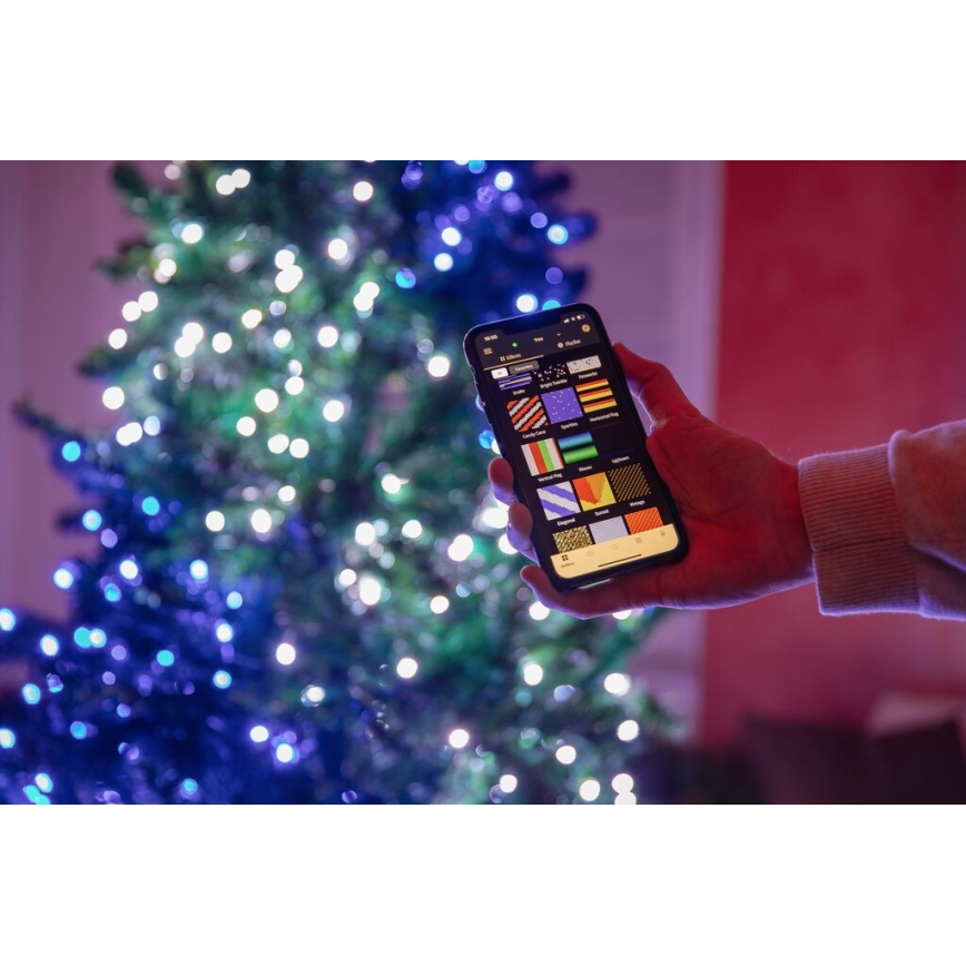 Twinkly - LED RGB Zatemnitvena zunanja božična veriga STRINGS 250xLED 23,5m IP44 Wi-Fi