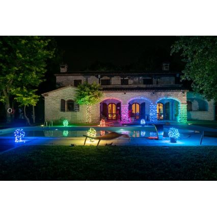 Twinkly - LED RGB Zatemnitvena zunanja božična veriga STRINGS 250xLED 23,5m IP44 Wi-Fi