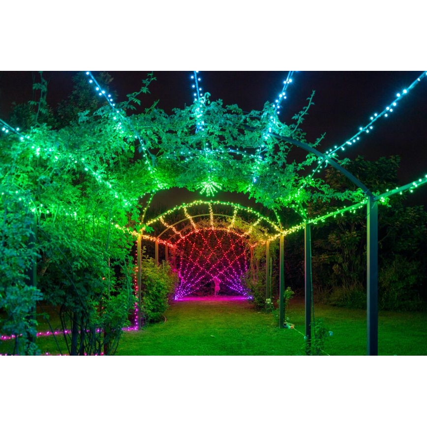 Twinkly - LED RGB Zatemnitvena zunanja božična veriga STRINGS 250xLED 23,5m IP44 Wi-Fi