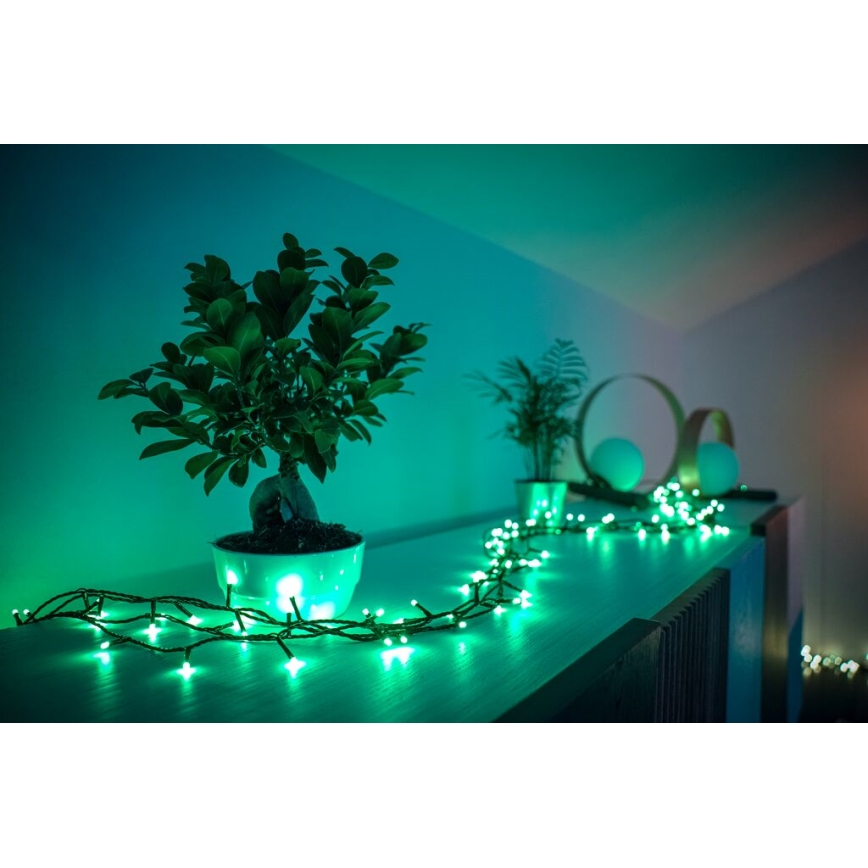 Twinkly - LED RGB Zatemnitvena zunanja božična veriga STRINGS 250xLED 23,5m IP44 Wi-Fi