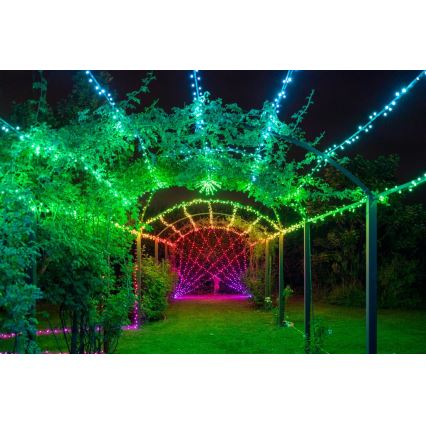 Twinkly - LED RGB zatemljiv zunanji niz STRINGS 250xLED 23,5m IP44 Wi-Fi