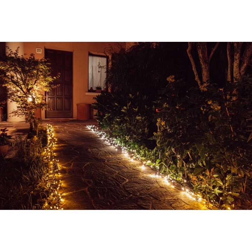 Twinkly - LED Zatemnitvena zunanja božična veriga STRINGS 400xLED 35,5m IP44 Wi-Fi