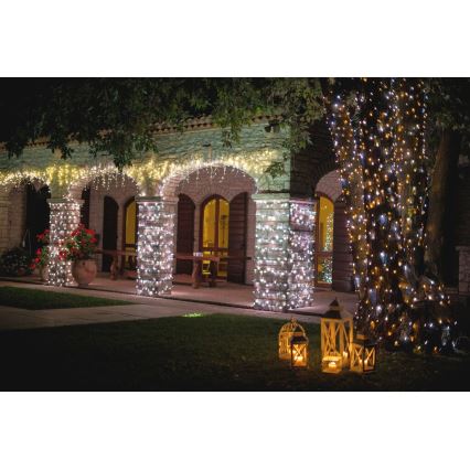 Twinkly - LED Zatemnitvena zunanja božična veriga STRINGS 400xLED 35,5m IP44 Wi-Fi