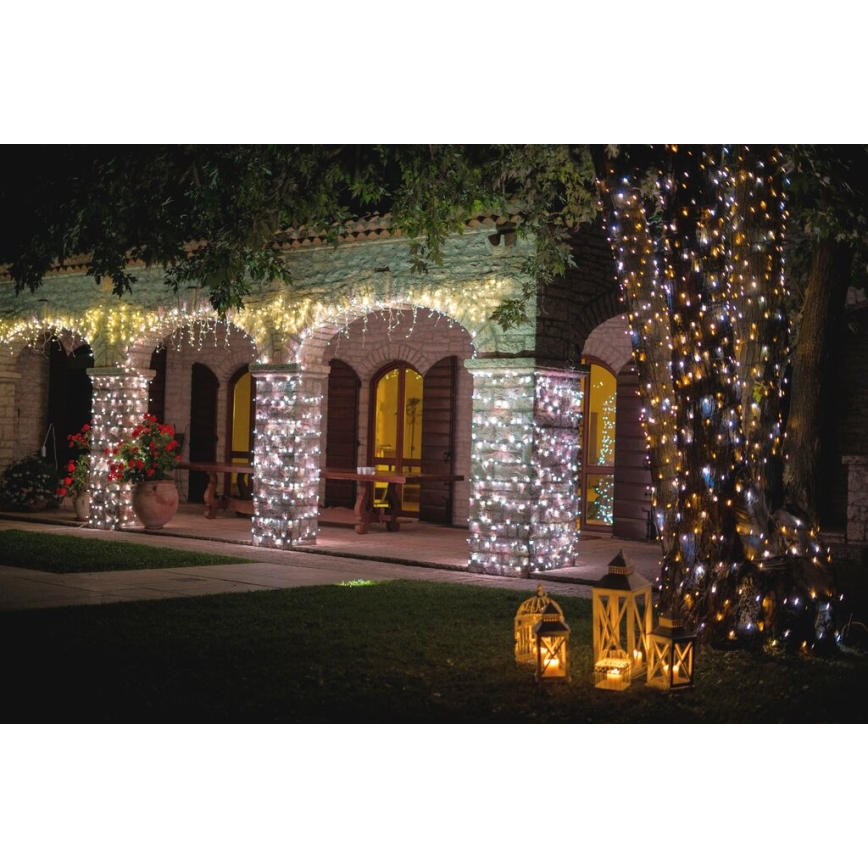 Twinkly - LED Zatemnitvena zunanja božična veriga STRINGS 400xLED 35,5m IP44 Wi-Fi