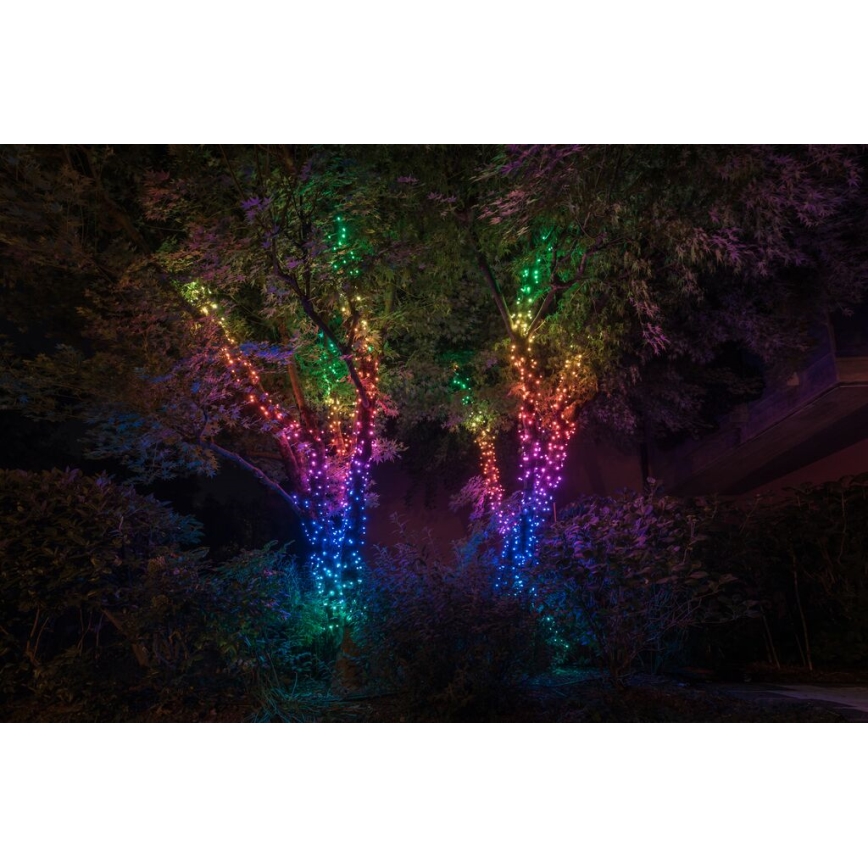 Twinkly - LED RGBW Zatemnitvena zunanja božična veriga STRINGS 600xLED 51,5m IP44 Wi-Fi
