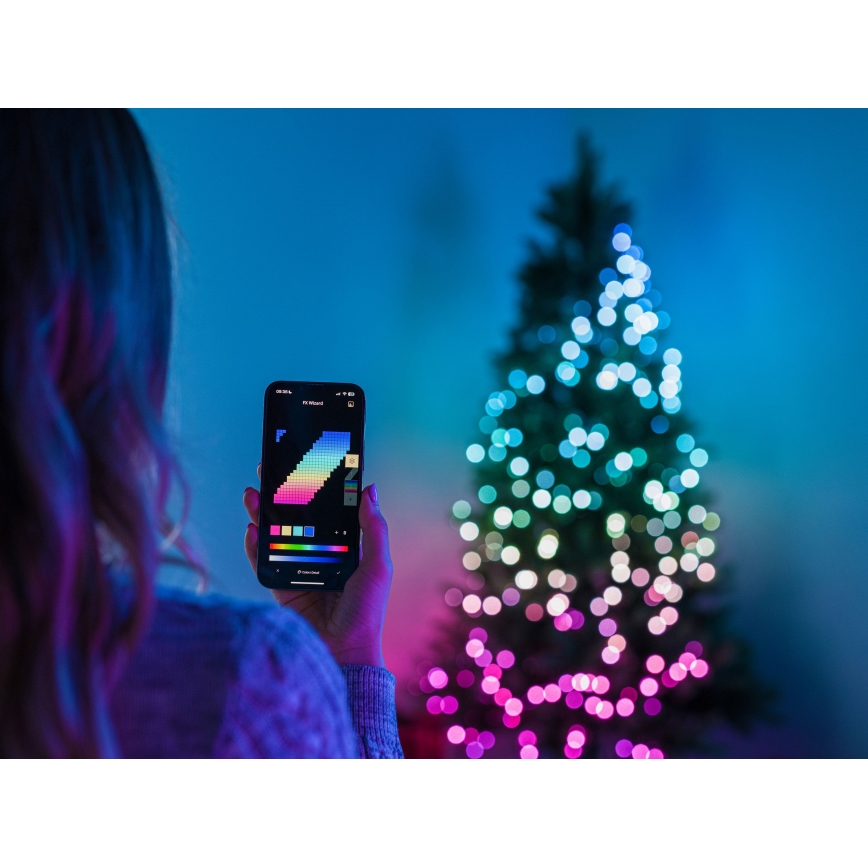 Twinkly - LED RGB Zatemnitvena zunanja božična veriga STRINGS 750xLED 63,5m IP44 Wi-Fi