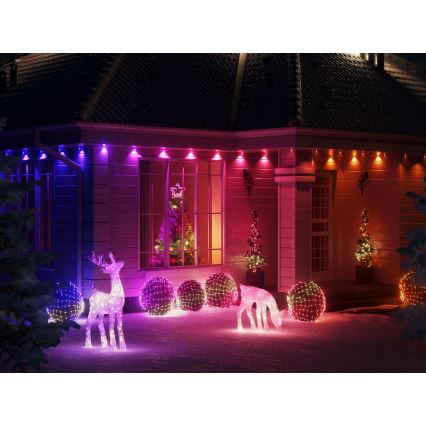 Twinkly - LED RGB Zatemnitvena zunanja božična veriga STRINGS 750xLED 63,5m IP44 Wi-Fi