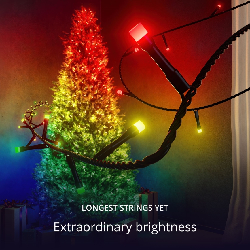 Twinkly - LED RGB Zatemnitvena zunanja božična veriga STRINGS 750xLED 63,5m IP44 Wi-Fi