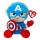 TY - Plišasta igrača SOFT CAPTAIN AMERICA Marvel 15 cm