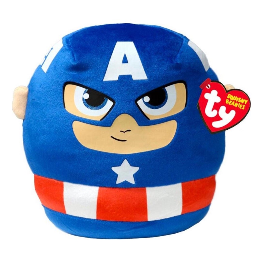 TY - Plišasta igrača Squishy CAPTAIN AMERICA 22 cm