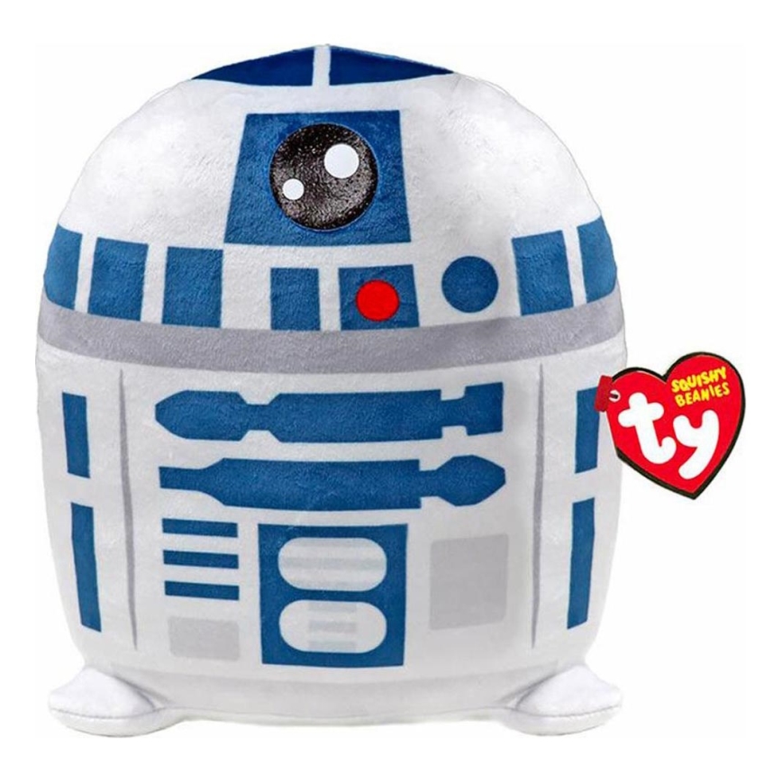 TY - Plišasta igrača Squishy R2D2 Vojna zvezd 22 cm