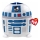 TY - Plišasta igrača Squishy R2D2 Vojna zvezd 22 cm