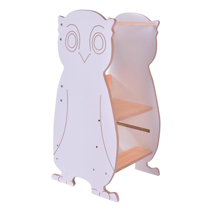 Učni stolp OWL bela/javor