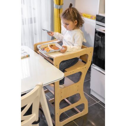 Učni stolp TWINN 83x45 cm rjav
