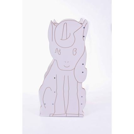 Učni stolp UNICORN bela/javor