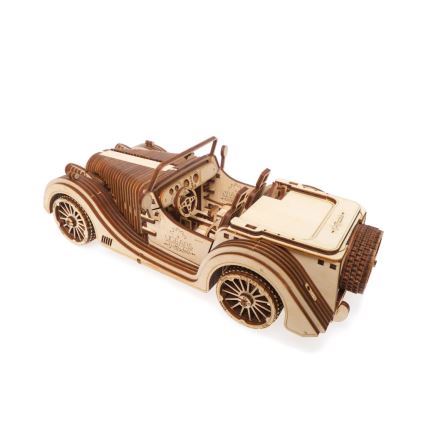 Ugears - 3D lesena mehanična sestavljanka Car roadster