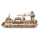 Ugears - 3D lesena mehanična sestavljanka Research vessel
