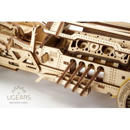 Ugears - 3D lesena mehanična sestavljanka U9 Car Grand Prix