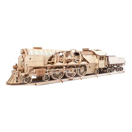 Ugears - 3D wooden mechanical puzzle V-Express steam locomotive s tender