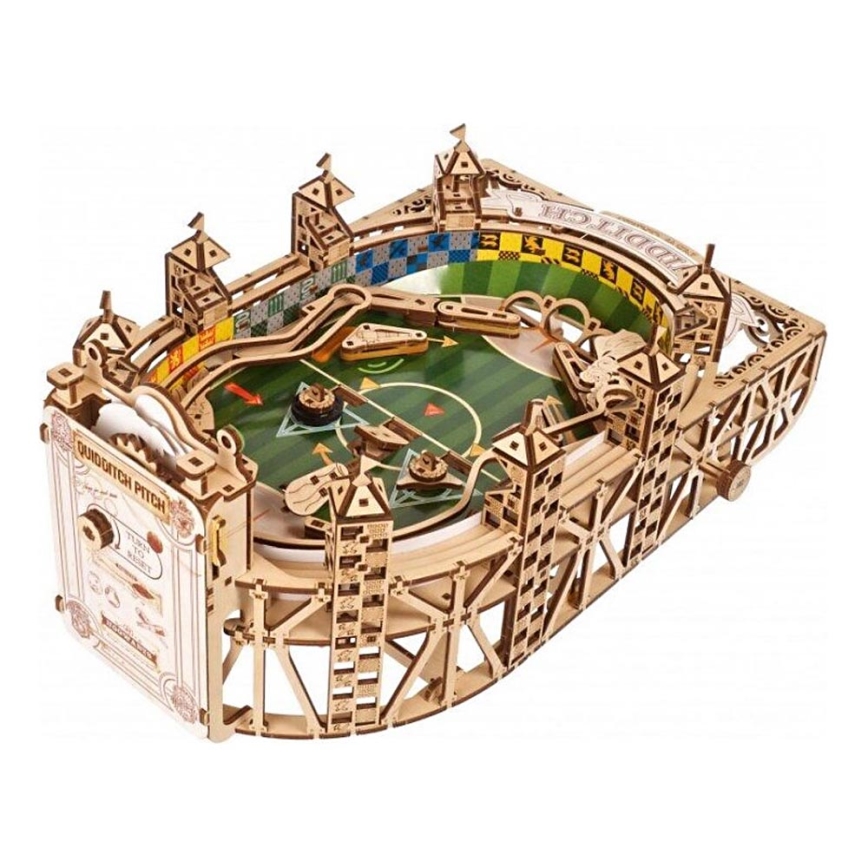 Ugears - 3D lesena mehanska sestavljanka Harry Potter Quidditch Pinball