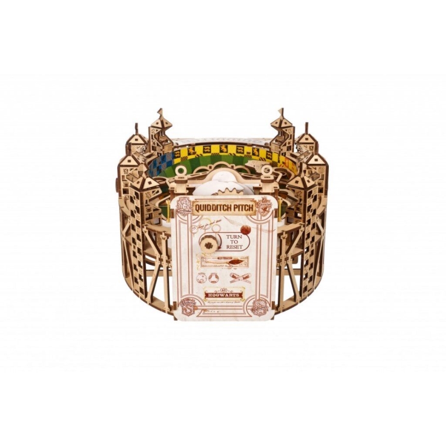 Ugears - 3D lesena mehanska sestavljanka Harry Potter Quidditch Pinball